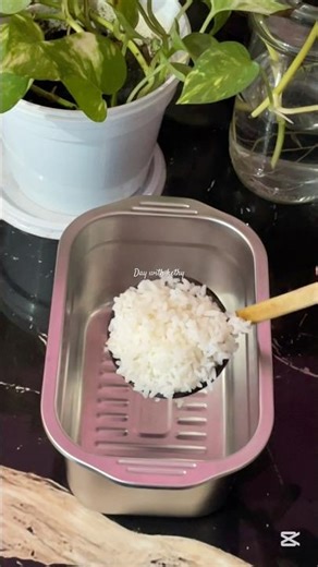 Lunchbox🤩 #bento #lunchboxideas #bentobox #riceandcurry #menu #foodshort #foraw #officelunch #ASMR