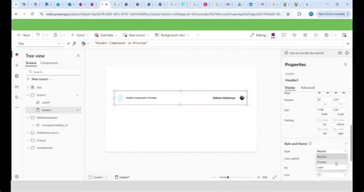 #microsoft #powerapps #powerplatform #uiux #uidesign #headercomponent #appdesign #lowcode #powerappstips | Ridwan Adekanye