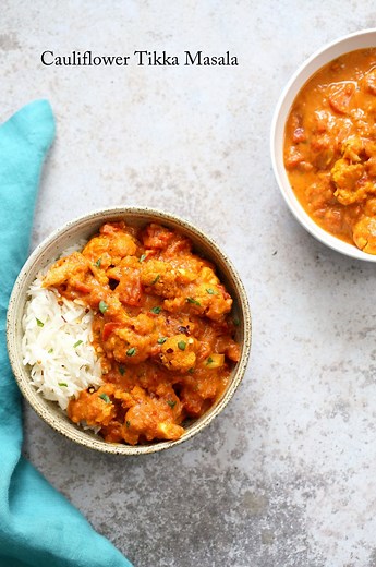 Vegan Cauliflower Tikka Masala - Vegan Richa