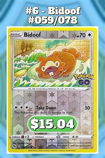 Top 10 Rarest & Most Expensive Pokémon GO Cards #pokemon #top10