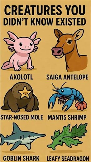 Creatures you didn’t know Existed