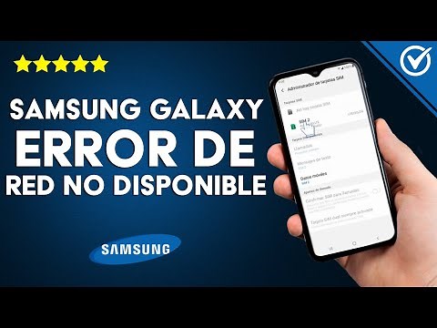 How to fix the 'mobile network not available' error on a SAMSUNG GALAXY