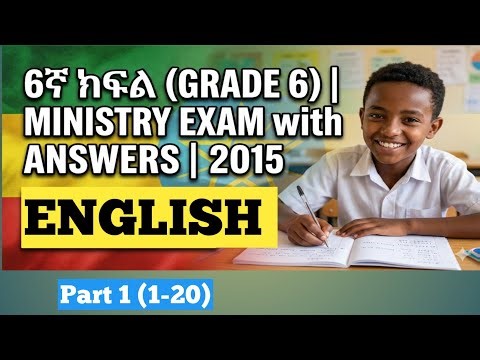 Grade 6 English PSLCE 2015 — Questions 1–20 | Reading & Grammar Practice (Answers + Tips)
