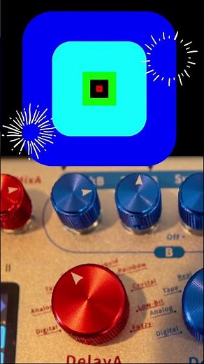 030 Mooer Ocean Machine 2 Galaxy setting #delay #mooer #oceanmachine #reverb