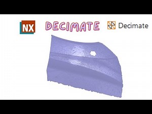 Polygon Modeling(Decimate) | How to use Decimate in NX | Siemens NX |