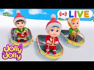 LIVE🔴Jingle All The Way✨Jingle Bells, Silent Night + More Christmas Songs🎄Jolly Jolly - Kids Songs