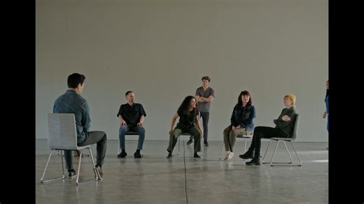 Reverence; Group therapy scene