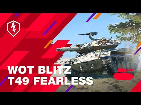 WoT Blitz. T49 Fearless. The Highest Reward for the Best Tankers