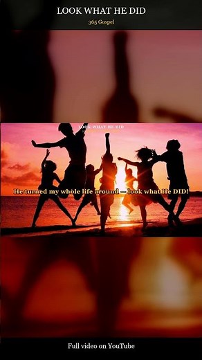 Look What He Did | Gospel Worship Lyric Video #shorts #gospelmusic #worship