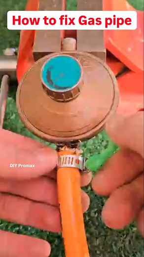 How to fix Gas pipe #viralreelsシ #fbreelsvideo #foryoupageシ #homhacks #howtofix #gaspipe | DIY Promax