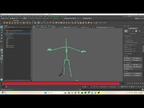 Maya Motion Capture Character Retargeting