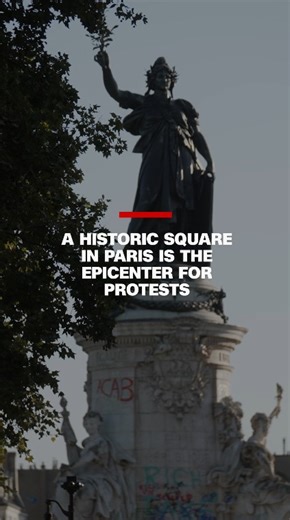 53K views · 328 reactions | Protest is part of French life and it comes at a cost. Paris' City Hall pays 4,000 euros to clean graffiti off Place de la Republique's famous Marianne statue after protests and gatherings. CNN hears from the people making Paris beautiful again after another round of anger in the streets. | CNN | Facebook