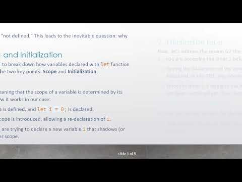 Understanding JavaScript Error Handling: ReferenceError vs. Duplicate Declaration in For-Loops