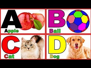 Learn The ABC Phonic Song with APPLE as Your First Lesson-ABC Songs, ABCD, Nursery Rhymes