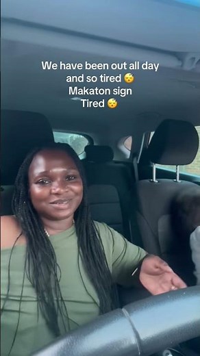 Makaton sign -Tired 😴 My boy & I were so tired after a long day out #Nonverbalautism #Communication