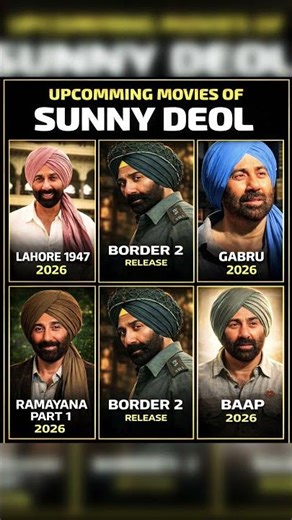 Sunny Deol Is BACK to Rule Bollywood in 2026! 😱 Border 2, Ramayana & Lahore 1947