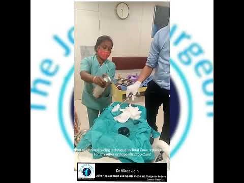 Dressing after Knee replacement