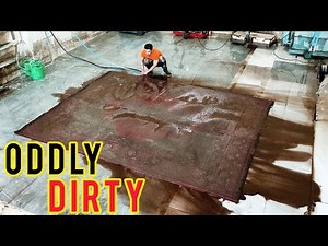 Sewer overflow - lncredible dirty carpet cleaning satisfying ASMR