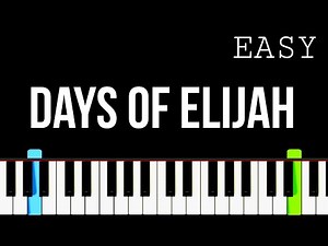 Days Of Elijah | Robin Mark | EASY Piano Tutorial