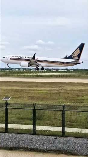 [4K] Singapore Airlines Boeing 737 MAX 8 Landing at Techo International Airport (KTI)