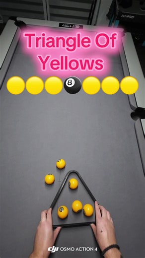 Mastering the Triangle of Yellows in Billiards