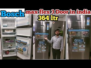 Bosch triple door refrigerator review/Bosch cmc36k05ni review/Bosch max flex refrigerator