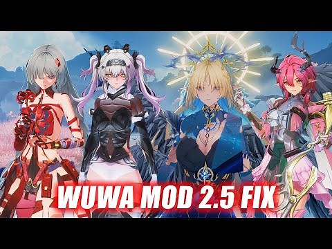 WuWa Mod Fix For Version 2.5 (How To Fix Mods After 2.5 Update) Wuthering Waves 2.5 Mod