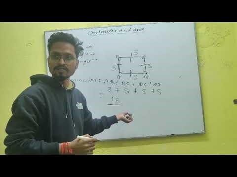 Perimeter & Area Formulas |Geometry Basics in Hindi | Class 5-8 Math | part - 2| #math #mathematics