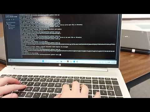 A password strength evaluation program based on a question from last week