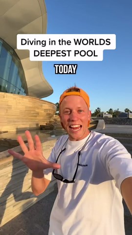 Diving in the WORLDS DEEPEST POOL!