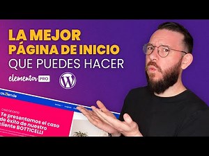 Crear PAGINA DE INICIO (Principal) en WORDPRESS y Elementor PRO ✅ de FORMA PROFESIONAL - Clase 16