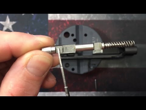 Sig Sauer P226 firing pin removal, cleaning and reassembly.