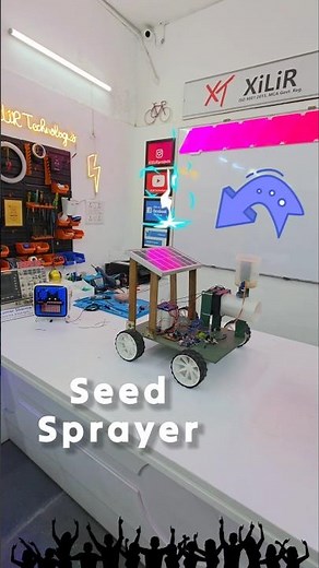 😲 Seed Sprayer Robot using Arduino | Best Science Project Award Winning Project 🏆 #education #ideas