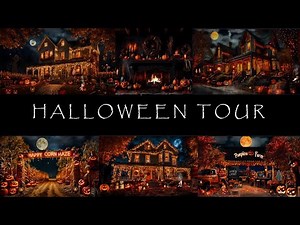 COZY HALLOWEEN COMPILATION AMBIENCE-FESTIVE FALL HOMES-PUMPKIN PATCHES-SPOOKY FIREPLACES