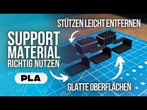 Der ultimative Support-Material Guide für 3D-Druck mit PLA – Perfekte Ergebnisse!