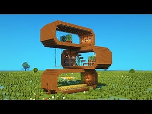 How to Build a Three-Storey Container House in Minecraft Tutorial 1.21