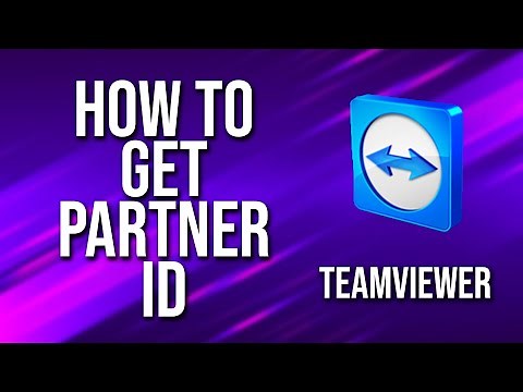 How To Get Partner Id Teamviewer Tutorial
