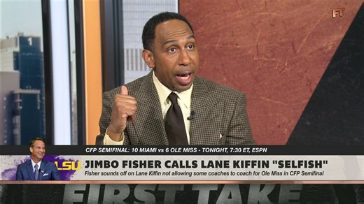 "It's a damn shame. ... You either let them coach through the duration until Ole Miss' season is over, or you don't." Stephen A. Smith weighs in on Lane Kiffin not allowing some coaches to coach Ole Miss Football in the College Football Playoff Semifinal ✍️ | ESPN First Take
