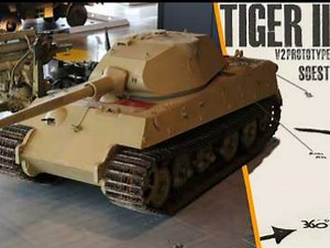 Panzer Insight系列 Tiger II \"Porsche\" V2 Early Krupp Turret Prototype 虎王保時捷 视频转载