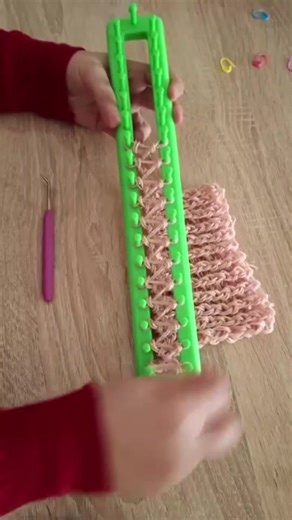Knitting loom for beginners step by step 🤩🔥🥰 #crochet #knitting #scarf #knitting_loom_eljammari