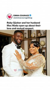 91 reactions · 5 comments | Actress Ruby Ojiakor and her husband, Moc Madu, share what they admire most about each other. Ruby expresses her trust, saying her husband is loyal and respectful.   @the.esiaga | EMMA COURAGE | Facebook
