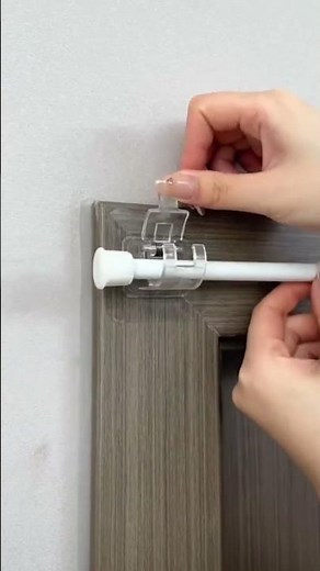 ✨ Ditch the Drill! Easy Curtain Rod Installation with 6-Pack Holders