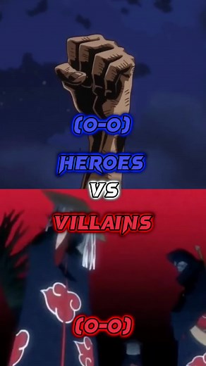 Heros vs villains naruto vs twice part 1 #edit #naruto #twice #mha #1v1 #heros #villians #anime #antigonist #protagonist #Narutoshippuden #myheroacademia