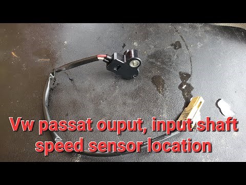 VW passat b6 output and input shaft speed sensor location