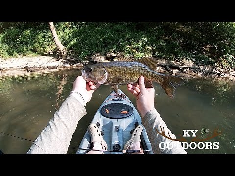 Kayak Fishing for Smallies - Drakes Creek - Franklin, KY