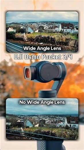DJI Osmo Pocket 4 & 3 | the Lens attachment #shorts