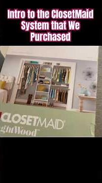 ClosetMaid System for Closet Organization #home #diy #closet #organization #storage