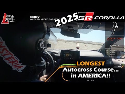 LARGEST Autocross Course in AMERICA!! - 2025 AAS Larry Park Memorial | GR Corolla Autocross