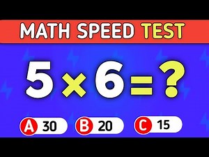 Basic Math Test Quiz - Can You Score 100%? | Easy, Medium,Hard Levels