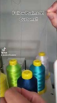 Steps on How to Thread A Bai Embroidery Machine - Step 2